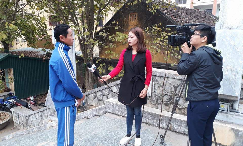 Làm thời sự tết ở ĐTV