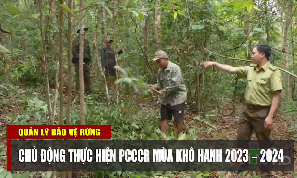 Chủ động PCCCR mùa khô hanh 2023 - 2024